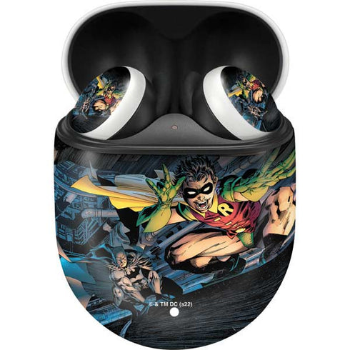 DC Comics Batman All Star Batman & Robin, The Boy Wonder ( Batman & Robin in Action) By Jim Lee Google Pixel Buds Skin